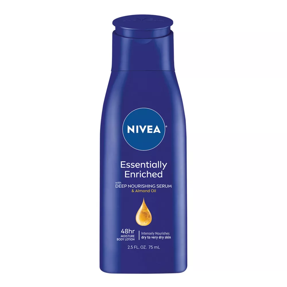 Nivea Essentially Enriched Body Lotion Travel Size, 2.5 Oz